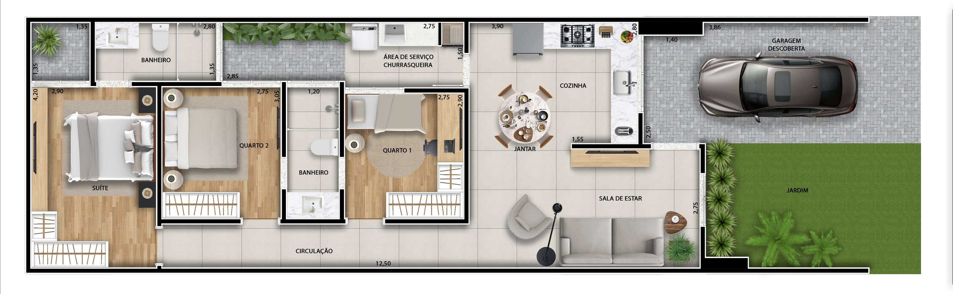 foto do anúncio Casa Lowe – Condomínio Portal de Veneza (Londrina/PR)